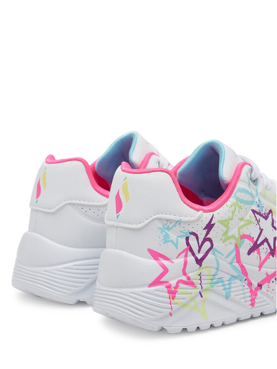 Skechers Skechers Sneakersy Uno Lite - My Drip 310391L/WMN Bílá