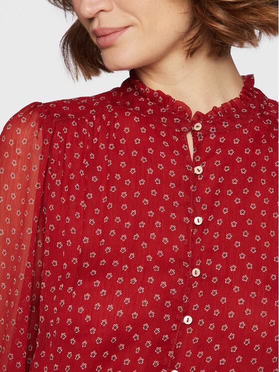 Pepe Jeans Pepe Jeans Vsakodnevna obleka Delia PL953120 Rdeča Regular Fit