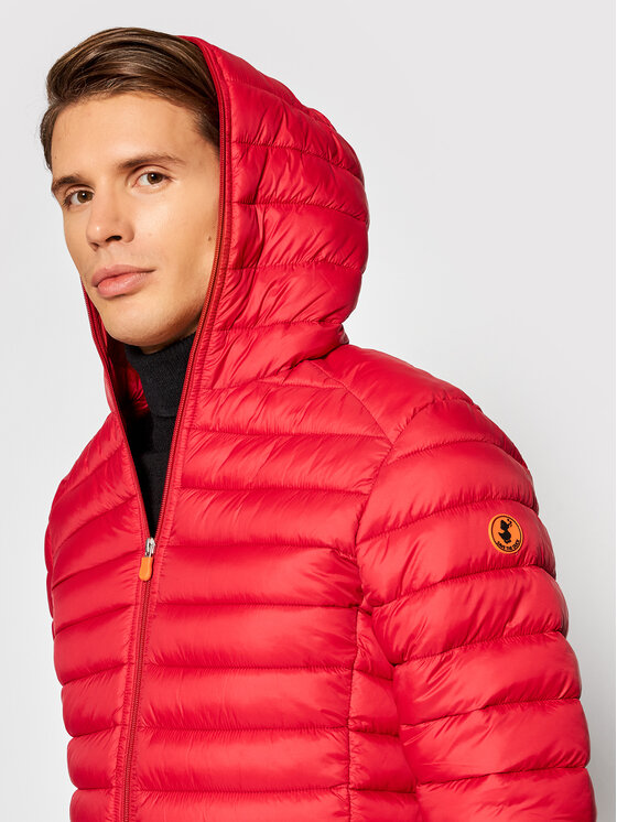 Giubbotto piumino D30650M GIGA13 Rosso Regular Fit...