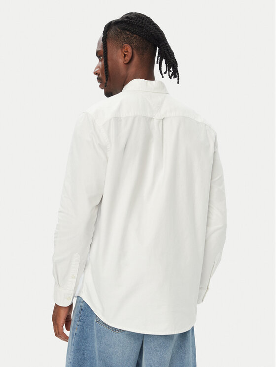 Tommy Jeans Tommy Jeans Ing Oxford DM0DM23711 Fehér Regular Fit
