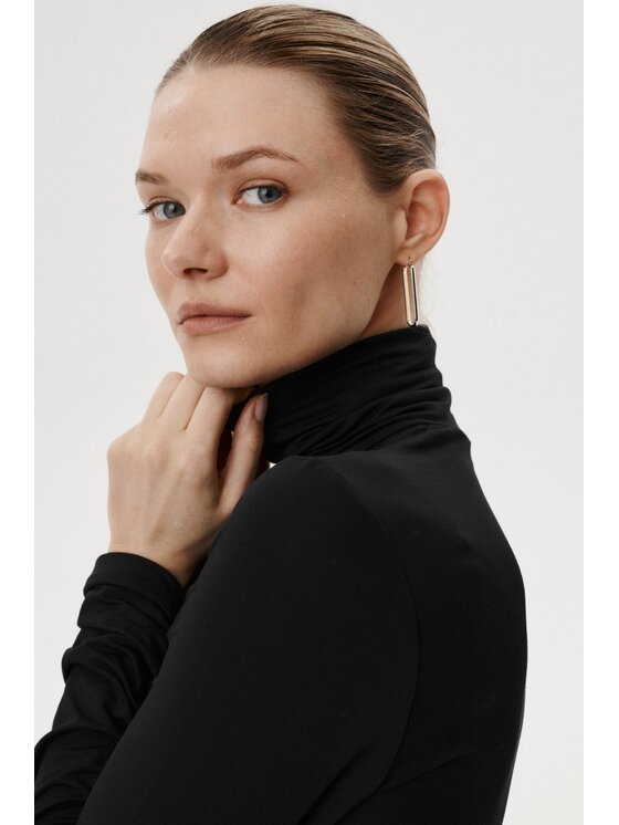 MARI PRETI MARI PRETI Dolcevita Lisara Nero Regular Fit