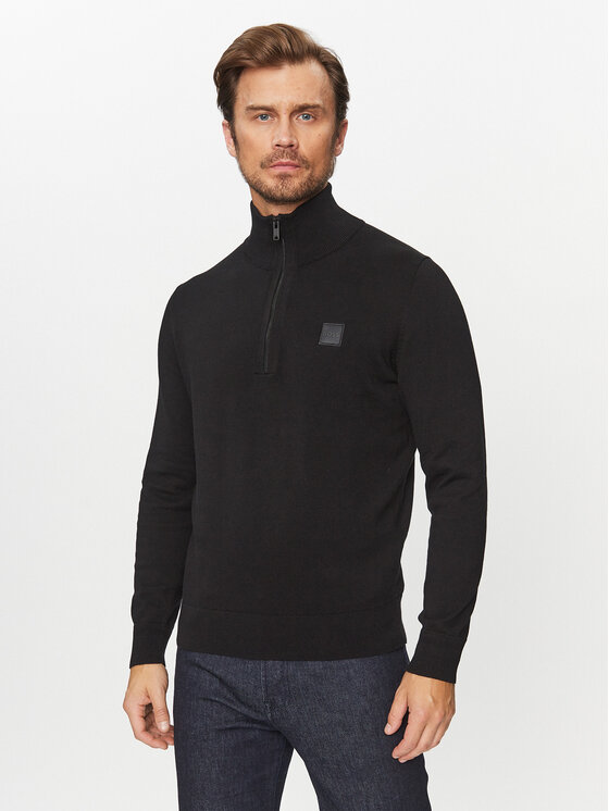 BOSS Boss Maglione Kanobix 50494387 Nero Regular Fit