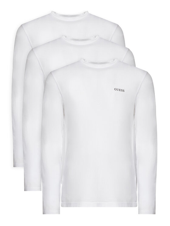Guess Комплект дълги ръкави U6BG04 K5370 Бял Regular Fit