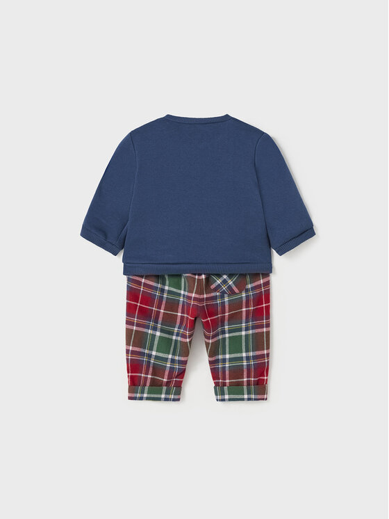 Mayoral Mayoral Completo felpa e pantaloni di tessuto 2.522 Blu scuro Regular Fit