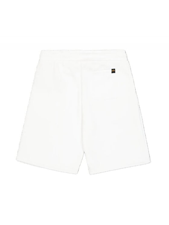 Alpha Industries Alpha Industries Šortky z materiálu AI.156367 Bílá Regular Fit