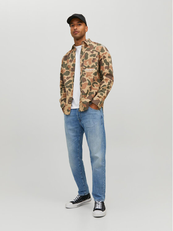 Jeans 12229859 Blu Cropped Fit