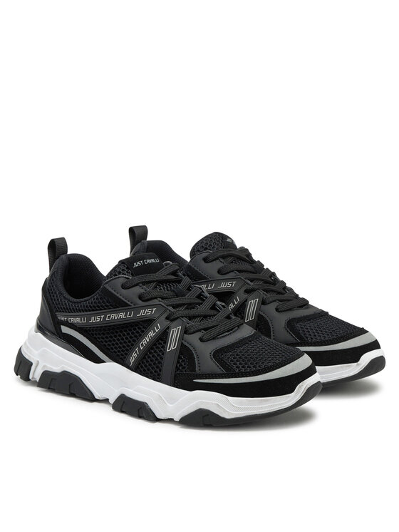Just Cavalli Just Cavalli Sneakersy 78QA3SH5 ZSC48 Czarny