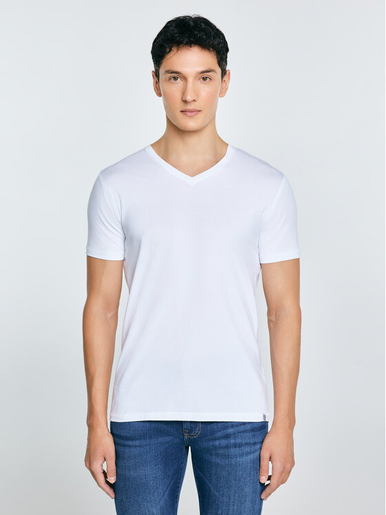 BIG STAR BIG STAR Koszula SUPICLASSICOV Biały Slim Fit