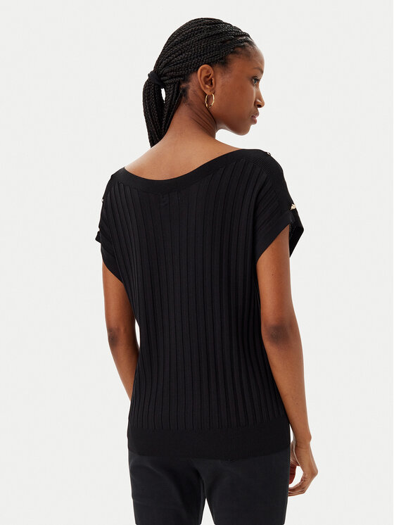 MET MET Bluză M10 242MG Negru Regular Fit