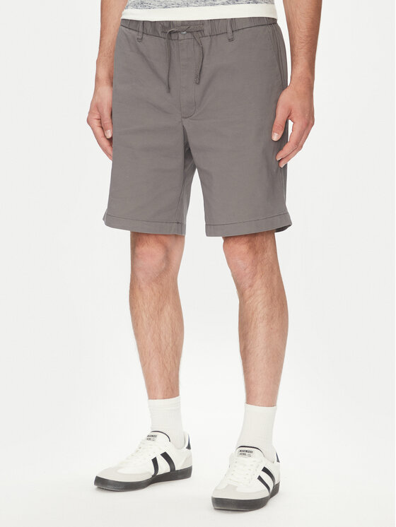 Jack & Jones Jack & Jones Pantalon scurți din material Jaiden 12274983 Gri Relaxed Fit
