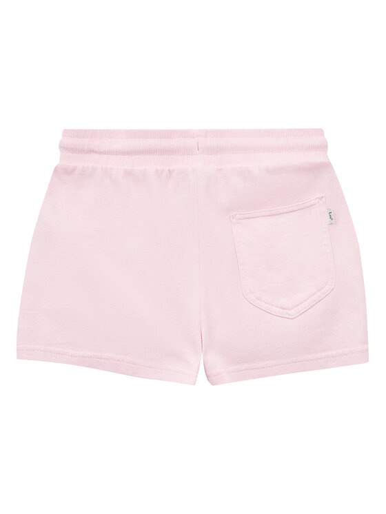 Lee Lee Bavlnené šortky Acid Wash LEG5094 Ružová Regular Fit