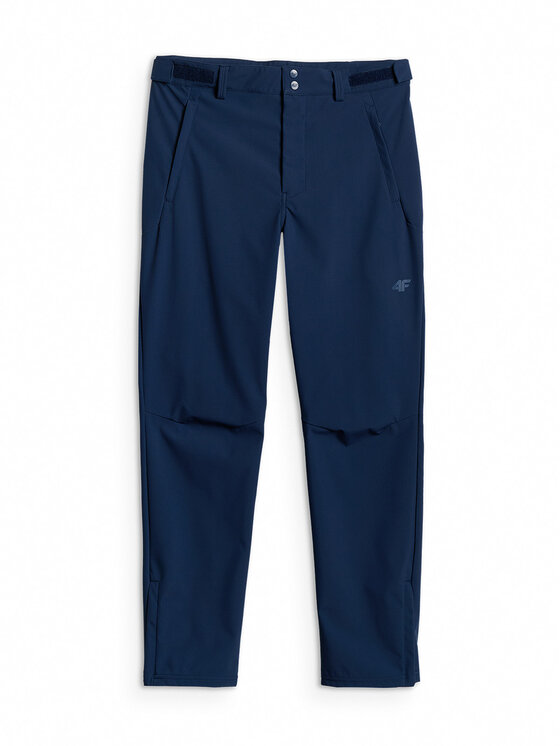 4F 4F Spodnie outdoor MIDSHOP TEXTILE Granatowy Regular Fit