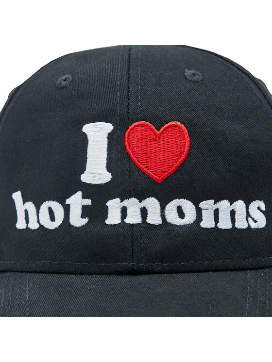 2005 2005 Бейсболка Hot Moms Hat Чорний