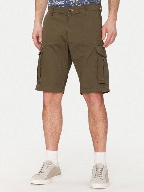 Gant Gant Šortky z materiálu 205069 Khaki Relaxed Fit