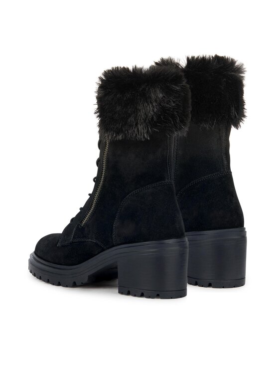 Geox Geox Μποτίνια D Damiana D36QCB 022BH C9999 Μαύρο