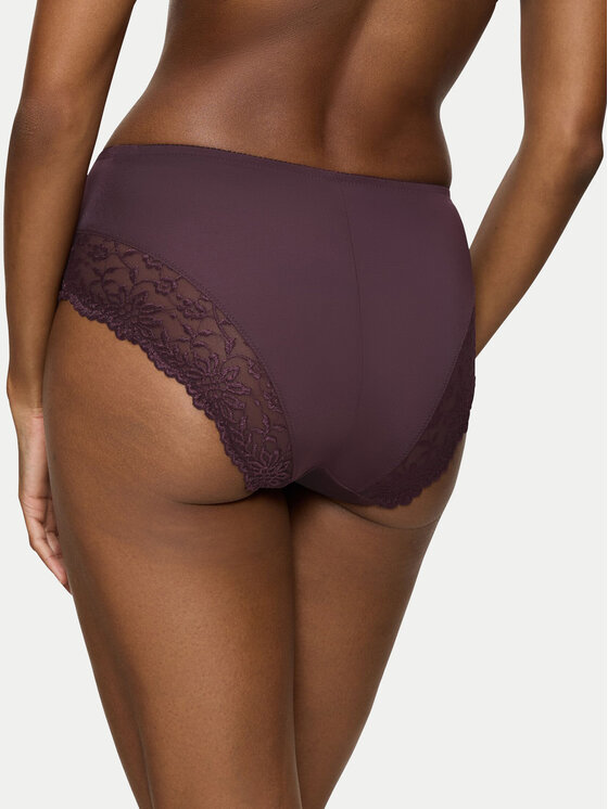 Triumph Triumph Klasične spodnje hlačke z visokim pasom Ladyform Soft Maxi 10210671 Vijolična