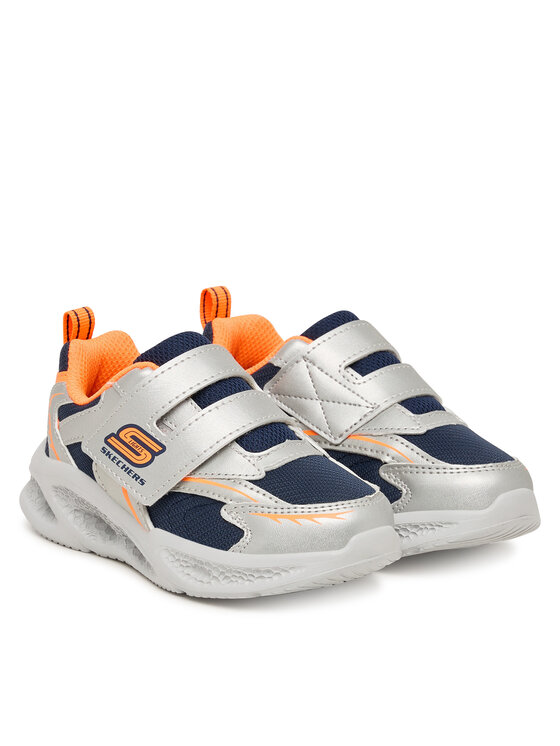 Skechers Skechers Tossud S-Lights: Meteor-Lights - Glow Spike 401498N/SLOR Hõbedane