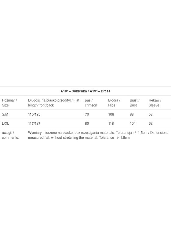 Awama Awama Sukienka dzianinowa A191 Czarny Basic Fit