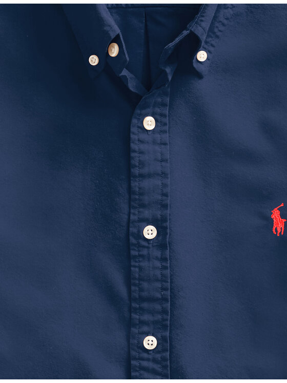 Polo Ralph Lauren Polo Ralph Lauren Srajca 710767828003 Mornarsko modra Slim Fit