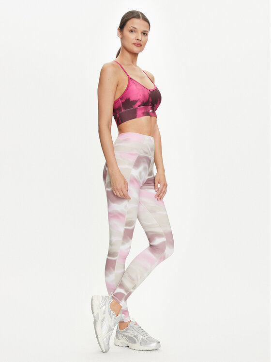 Reebok Reebok Sportovní podprsenka ID Train Train AOP Bra Clamar 100035778 Růžová