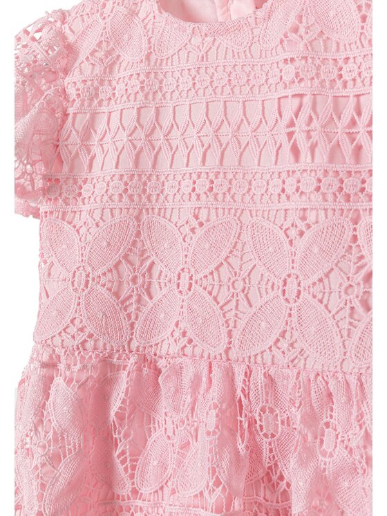 minoti minoti Sukienka elegancka 22party43 Różowy Regular Fit