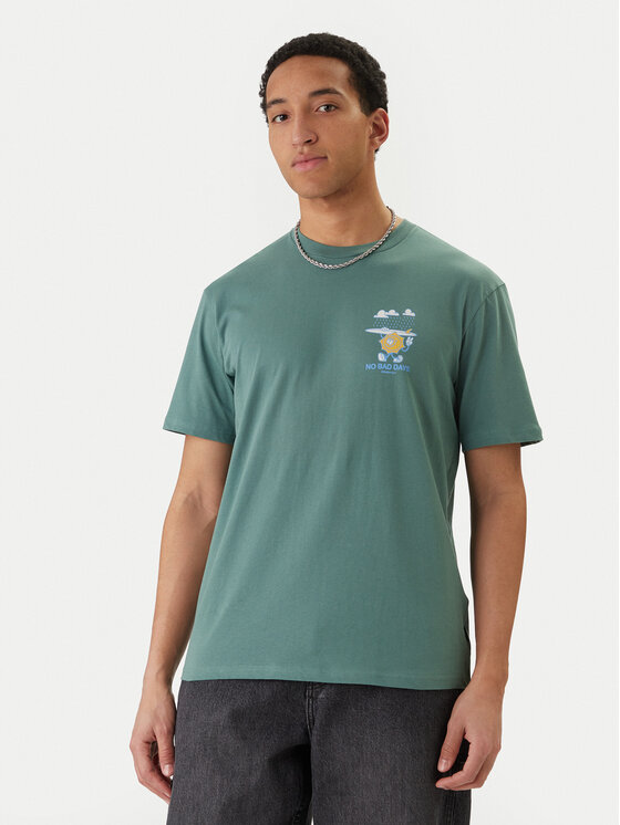 Billabong Billabong Tričko Gimmicks EBYZT00363 Zelená Regular Fit