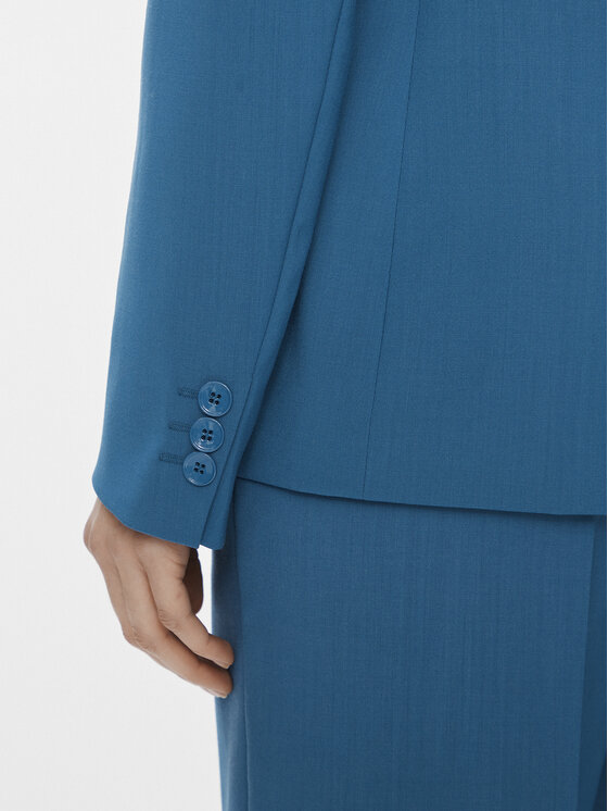 Weekend Max Mara Weekend Max Mara Giacca da abito Nervoso 2415041041 Blu Regular Fit