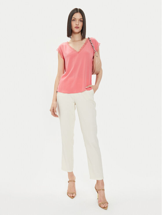 ONLY ONLY Μπλουζάκι Jasmina 15252241 Ροζ Regular Fit