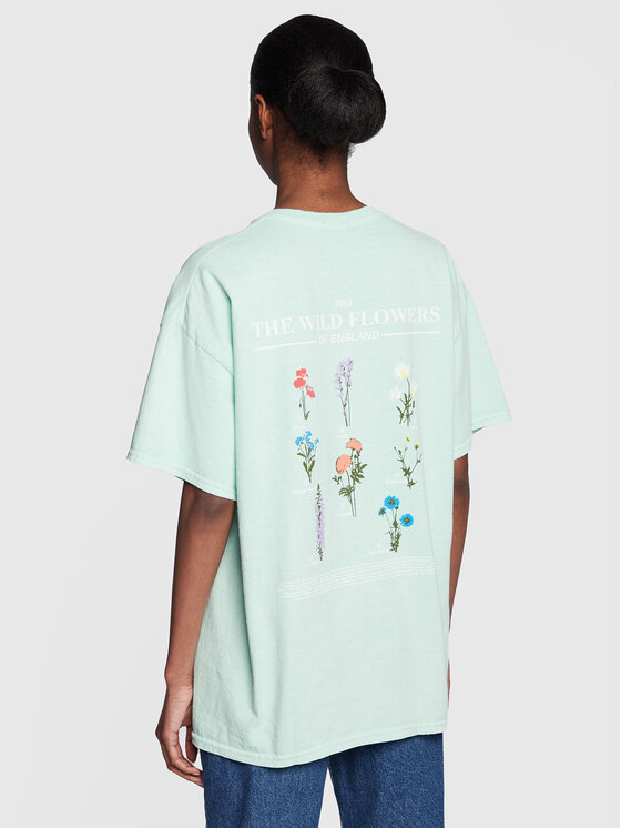 T-shirt 76425420 Verde Oversize