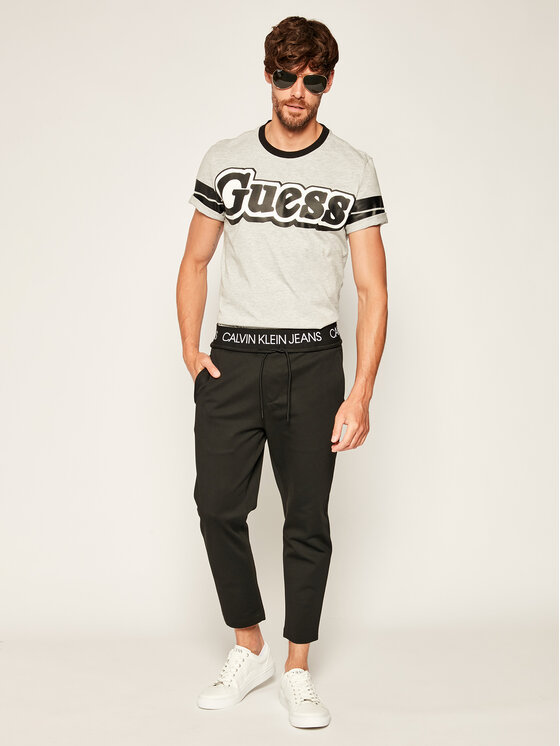 Guess Guess T-särk Bars M0YI44 K8FQ0 Hall Regular Fit