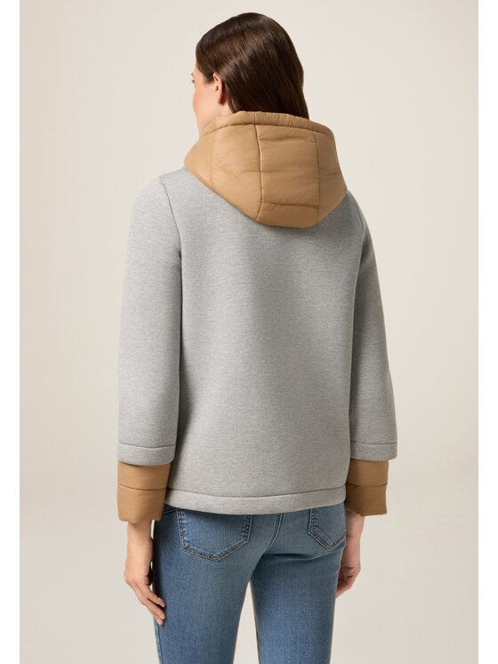 Oltre Oltre Płaszcz zimowy 8709R001276N0S3 Szary Baggy Fit