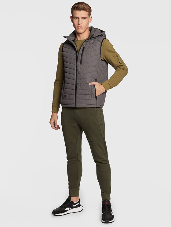 Gilet V-Gori M24081-W23 Grigio Regular Fit