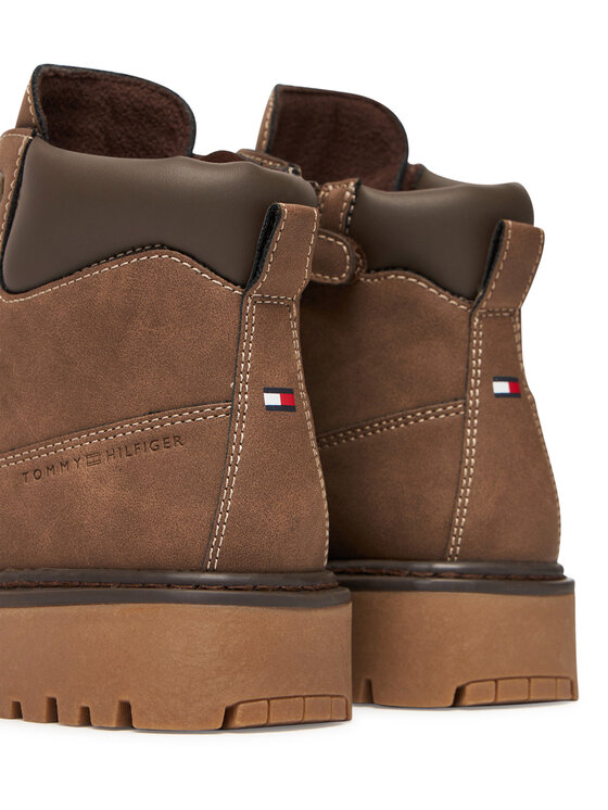 Tommy Hilfiger Tommy Hilfiger Черевики туристичні T3X5-34125-1269509 D Коричневий