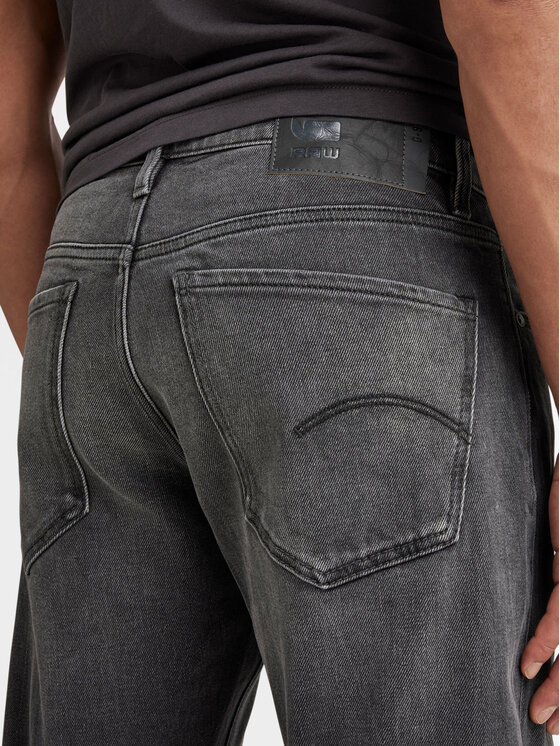 G-STAR Mosa Straight Jeans Uomo - Grigio (Faded Grey Neblina), Vestibilità Dritta, 33W / 32L