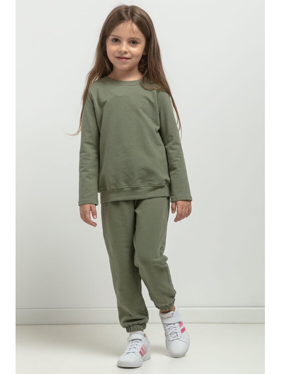 Tessita Tessita Bluza MMD39 Khaki Relaxed Fit