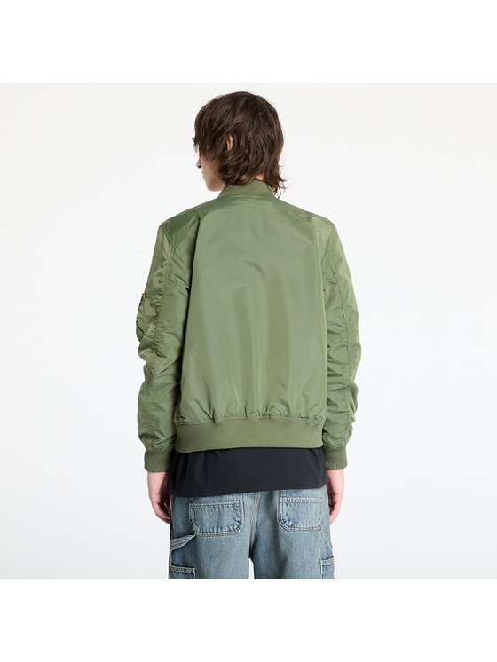 Alpha Industries Alpha Industries Kurtka bomber 156129 Zielony Slim Fit