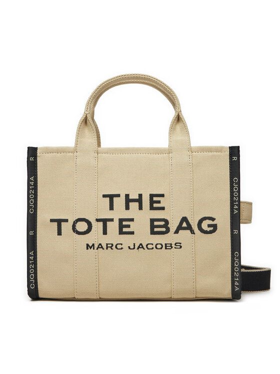 Marc Jacobs Ročna Torba The Jacquard Medium Tote Bag M0017027 Bež