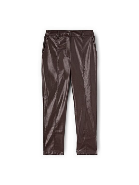 Motivi Motivi Spodnie materiałowe P033Q004382N022 Brązowy Skin Fit