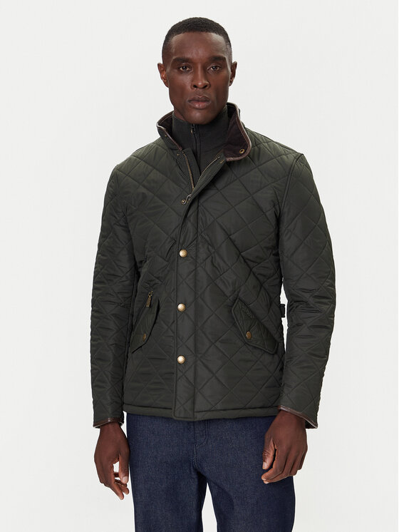 Barbour Barbour Демісезонна куртка MQU0281GN72 Зелений Slim Fit