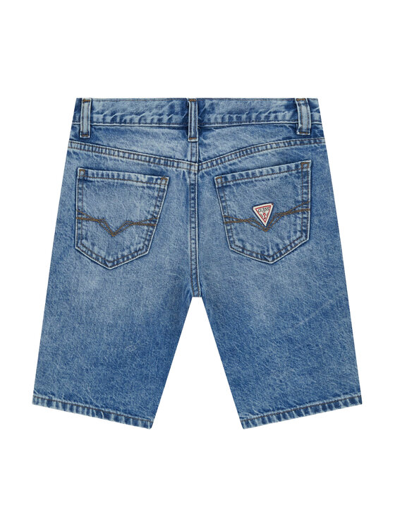 Guess Guess Teksapüksid L6GD18 D41E0 Sinine Regular Fit