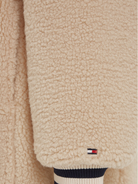 Tommy Hilfiger Tommy Hilfiger Cappotto in shearling KG0KG07544 Beige Regular Fit