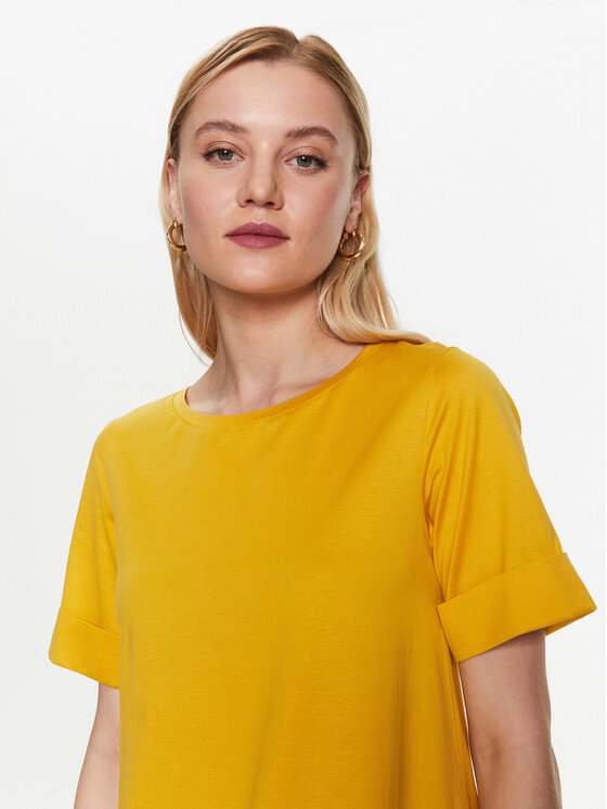 Weekend Max Mara Weekend Max Mara Rochie de zi Vanna 2356210331 Galben Regular Fit