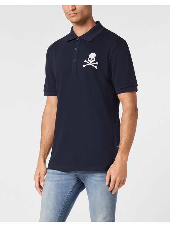 PHILIPP PLEIN PHILIPP PLEIN Polo 9407 Celeste Slim Fit