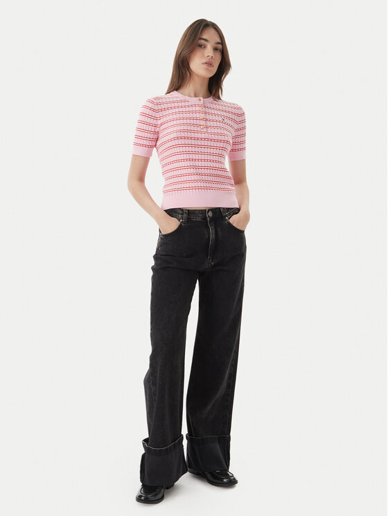 Tommy Hilfiger Tommy Hilfiger Sveter WW0WW49613 Svetloružová Slim Fit