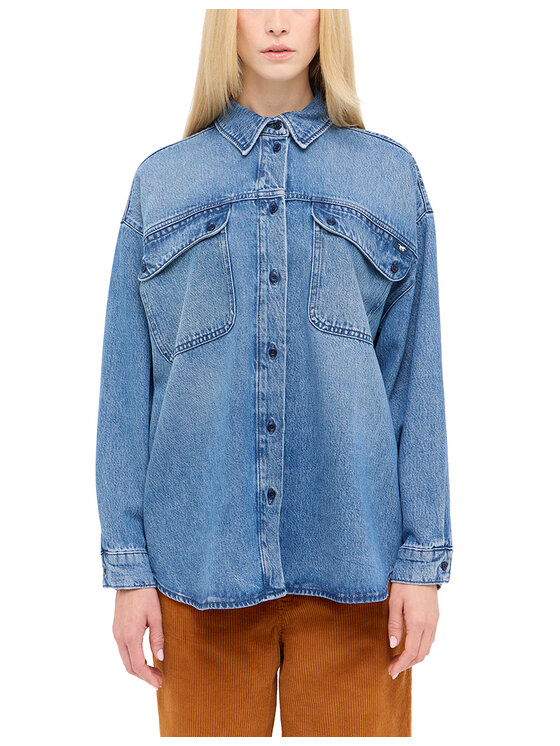 Mustang Mustang Camicia Style Avilla Blu Loose Fit