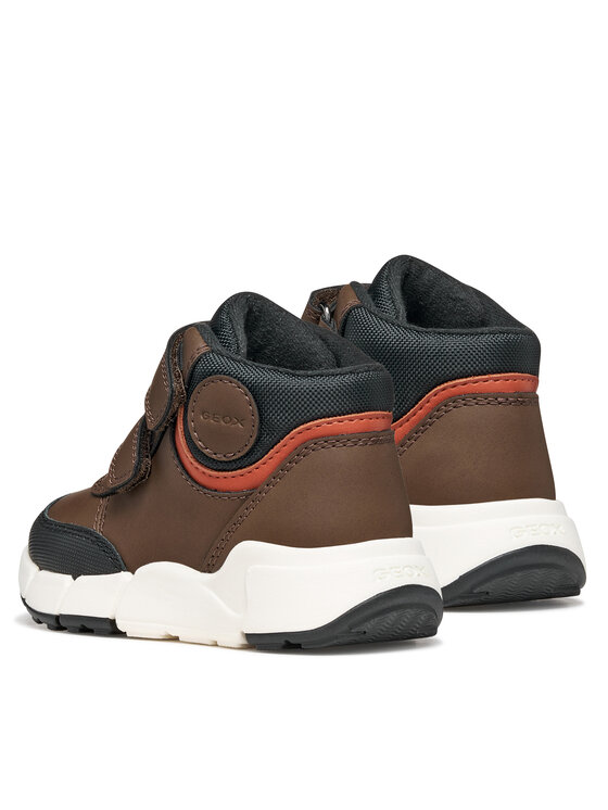 Geox Geox Auliniai batai B Flexyper Mini Boy B666GA 0MEBC C6R6B S Tamsiai ruda