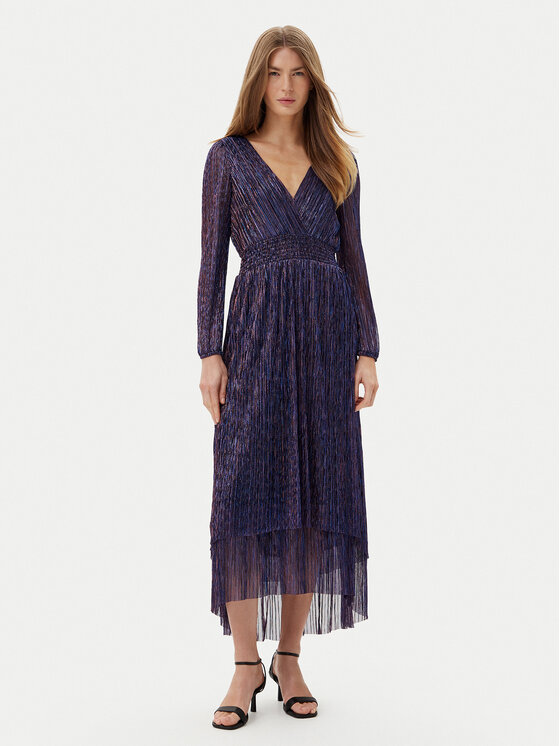 Pepe Jeans Pepe Jeans Každodenní šaty Althea PL953637 Fialová Regular Fit