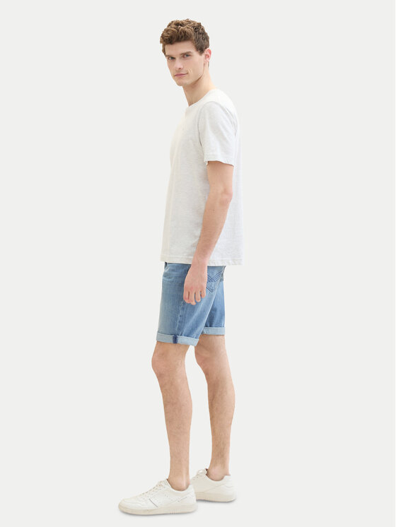 Tom Tailor Tom Tailor Szorty jeansowe 1040194 Niebieski Regular Fit