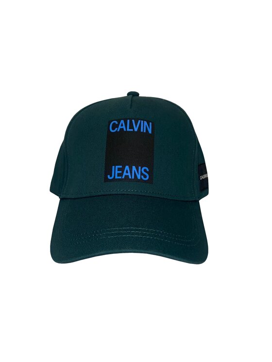 Calvin Klein Jeans Calvin Klein Jeans Czapka z daszkiem CZAPKA Z DASZKIEM J CAP W Zielony