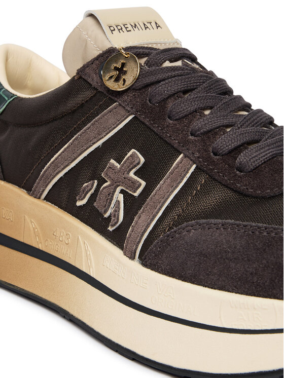 Premiata Premiata Sneakersy Bethcoin Var 8505 Brązowy